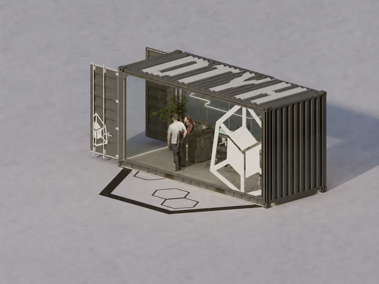 Concepto del container TATTOO BOX